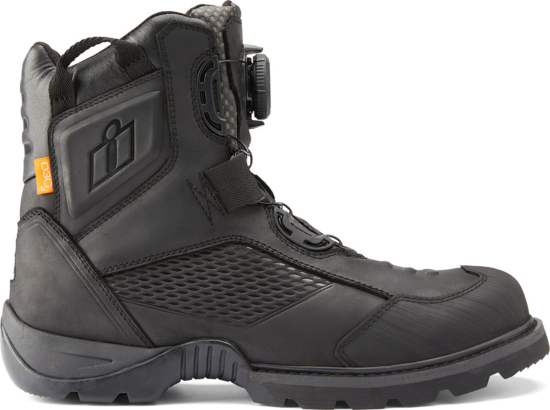 Icon Stormhawk WP botas impermeables Motorcyclce negro 9 (43) Figura 2