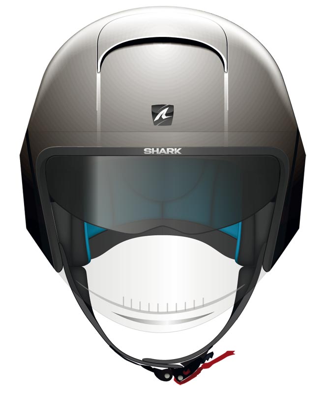 Shark Nano Capacete a jato Prata M (57/58) Figura 2