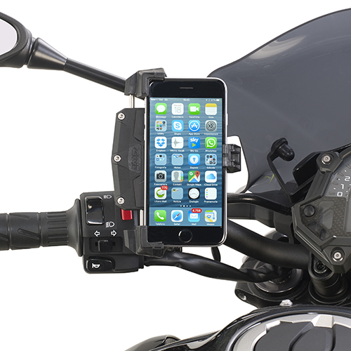 GIVI Universal Navi Halterung für Smartphone für Lenker mit Rohr-Durchmesser von 8 bis 35 mm Figur 3