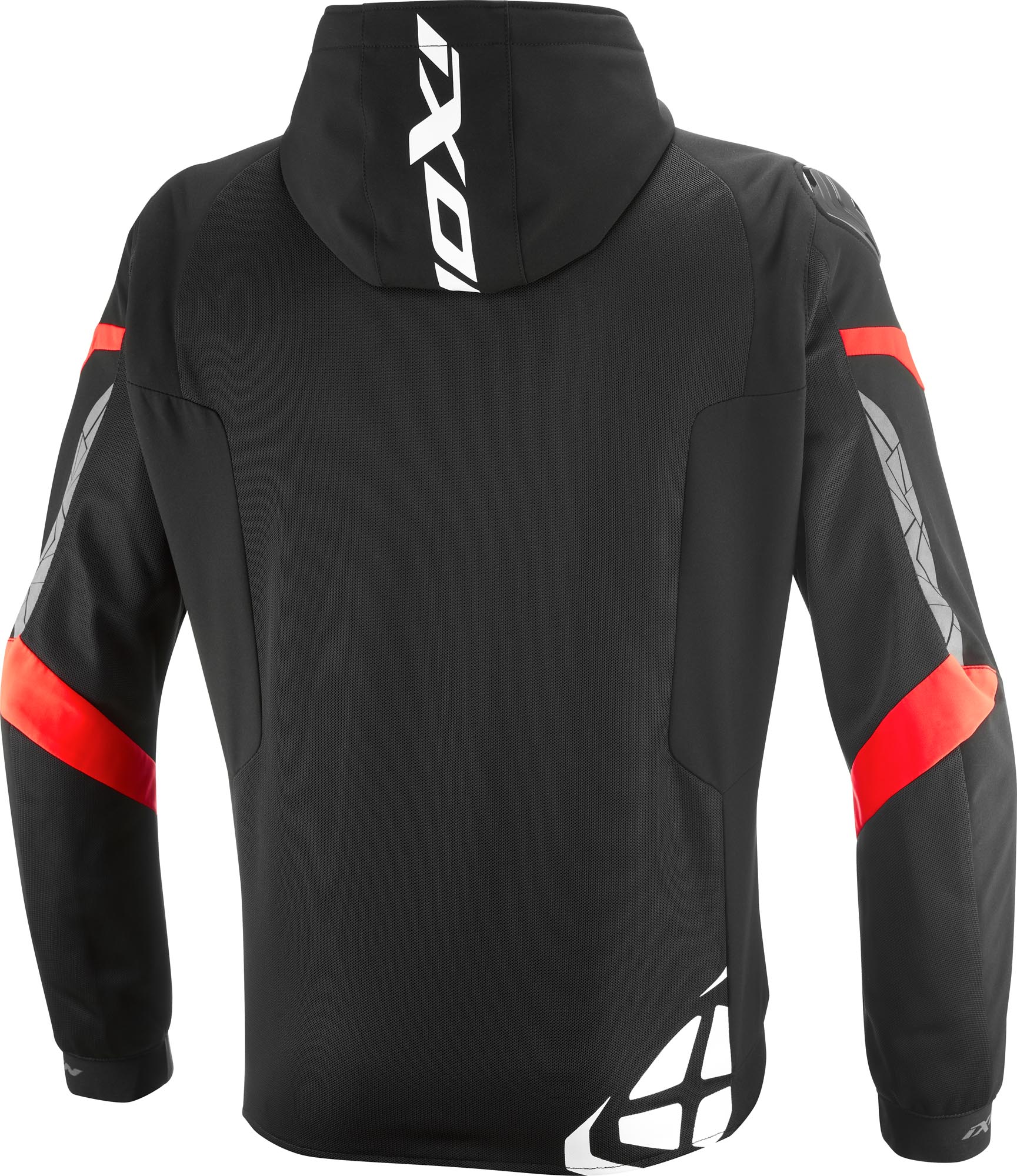Ixon Pulsion Air Motorfiets Textieljas zwart/wit/rood XL Figuur 2