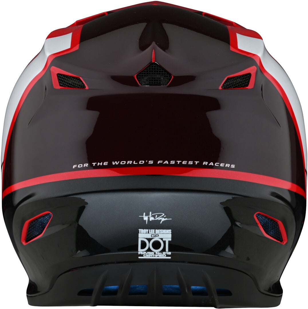 Troy Lee Designs GP Nova Casco Motocross Giovanile rosso Y/L (52/53) Figura 6