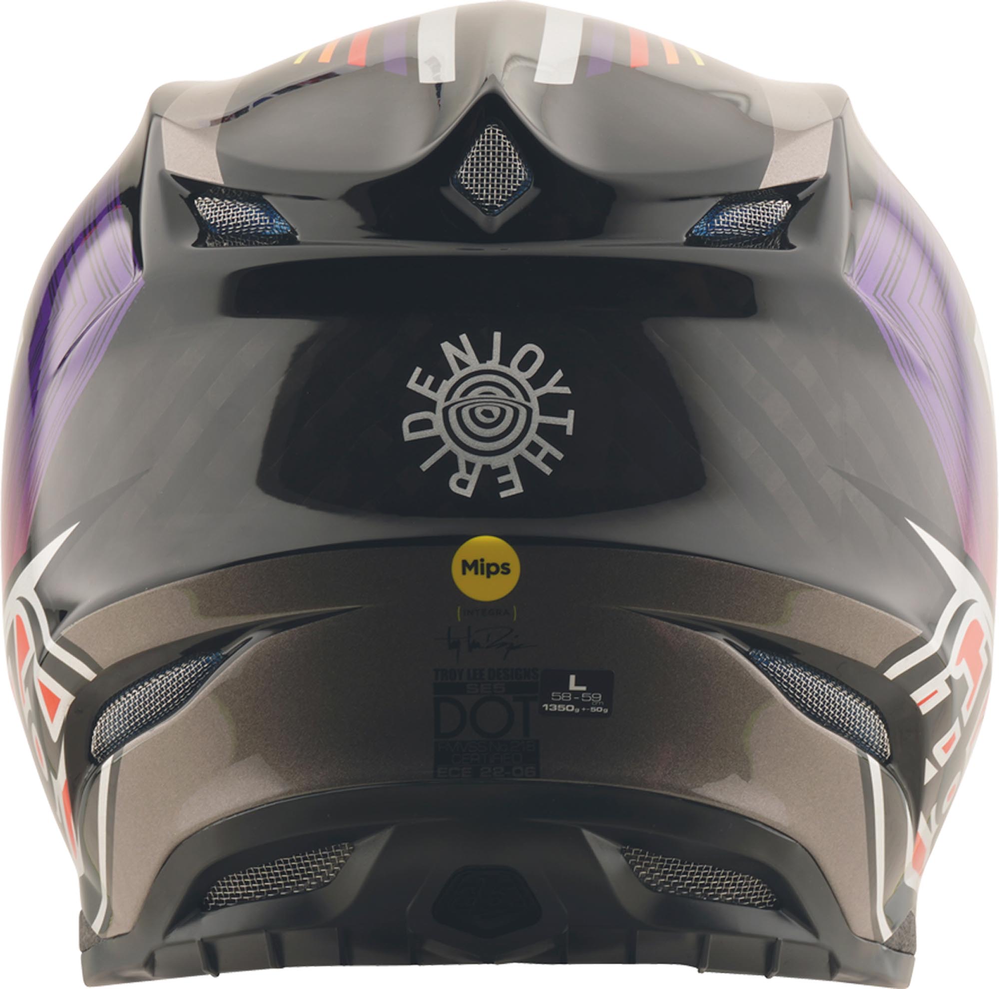 Troy Lee Designs SE5 Carbon Stripes MIPS Casco da motocross M Figura 4