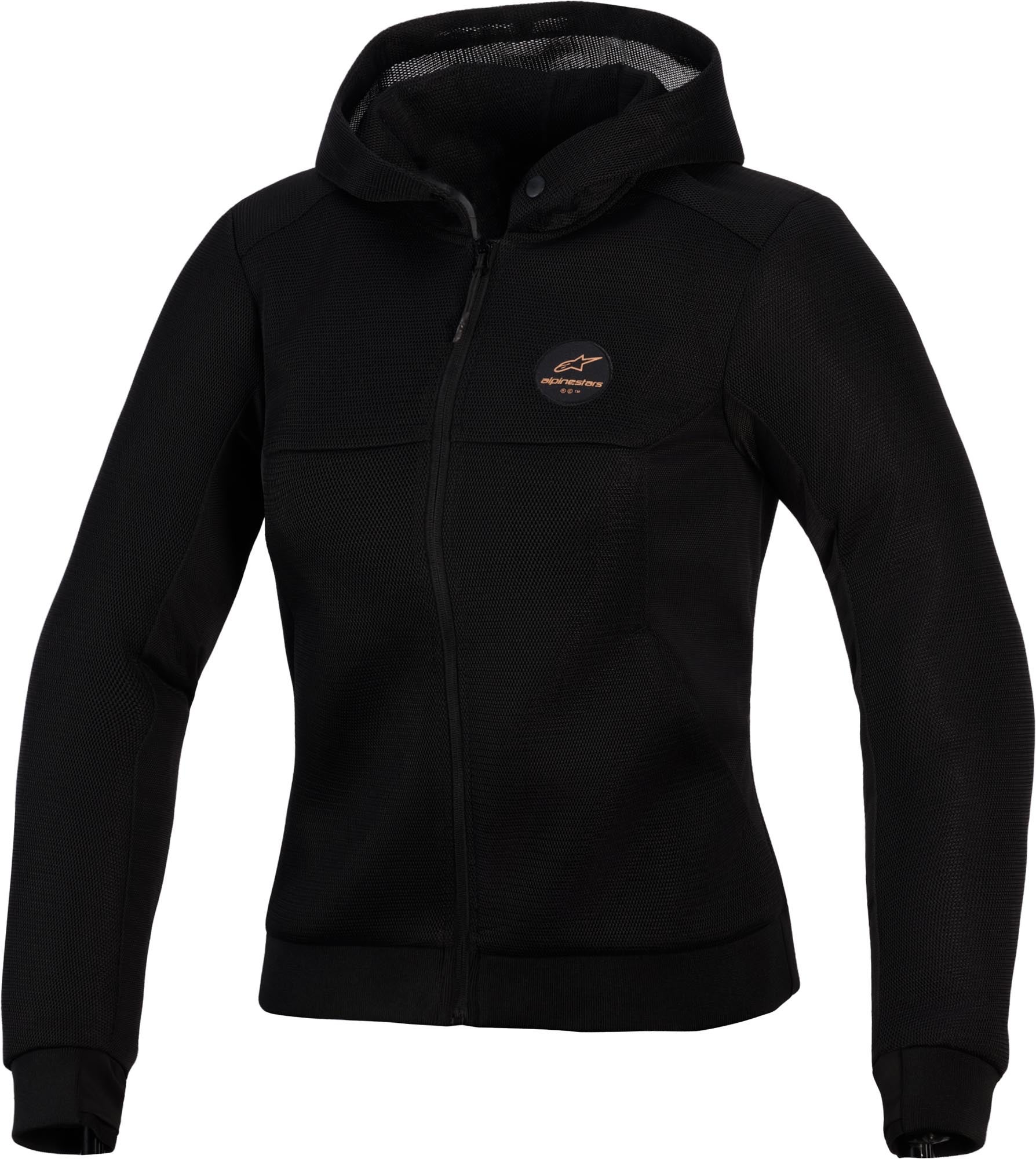 Alpinestars Stella Chrome Superairflow Ladies Motorcycle Zip Hoodie-image-532107673