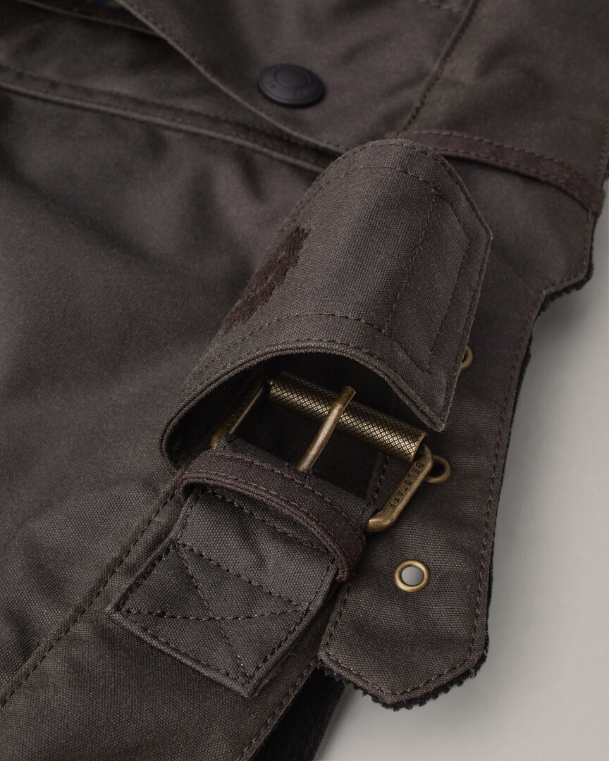 Belstaff Brooklands Giacca Motorycle Wax Mogano M Figura 3