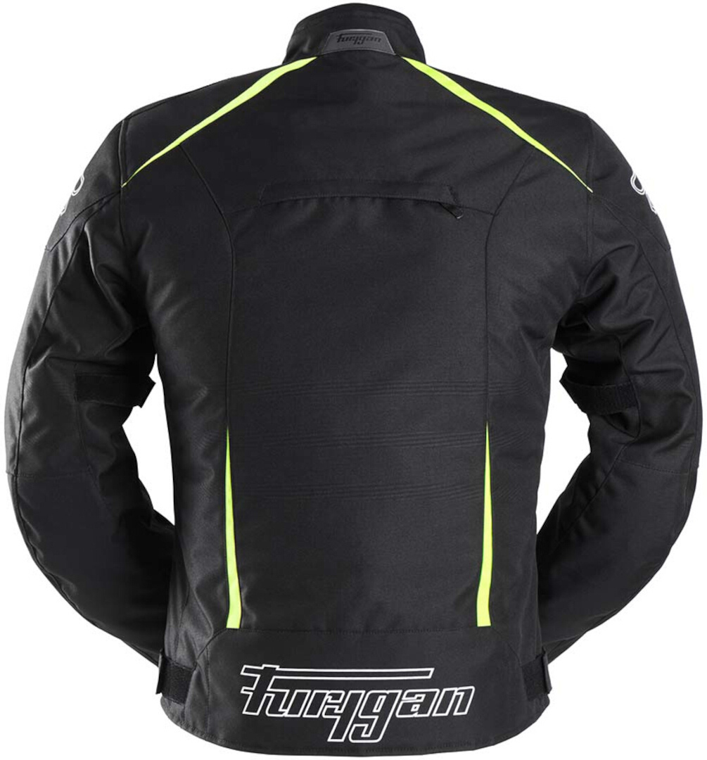 Furygan Yori Jachetă textilă impermeabilă pentru motociclete Negru/Alb/Galben-Neon M Figura 3