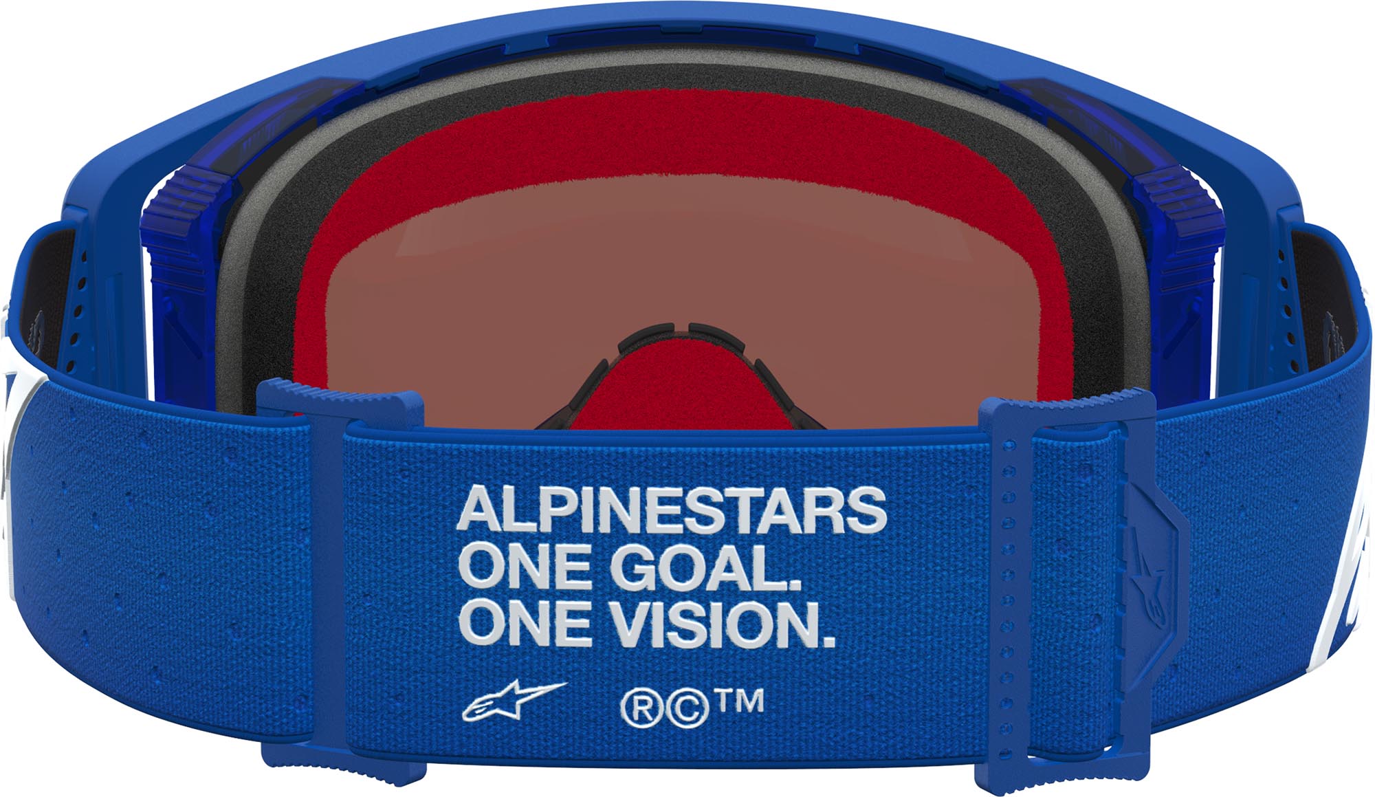 Alpinestars Supertech Vesta Mirror Motocross Goggles blue/white Figure 2