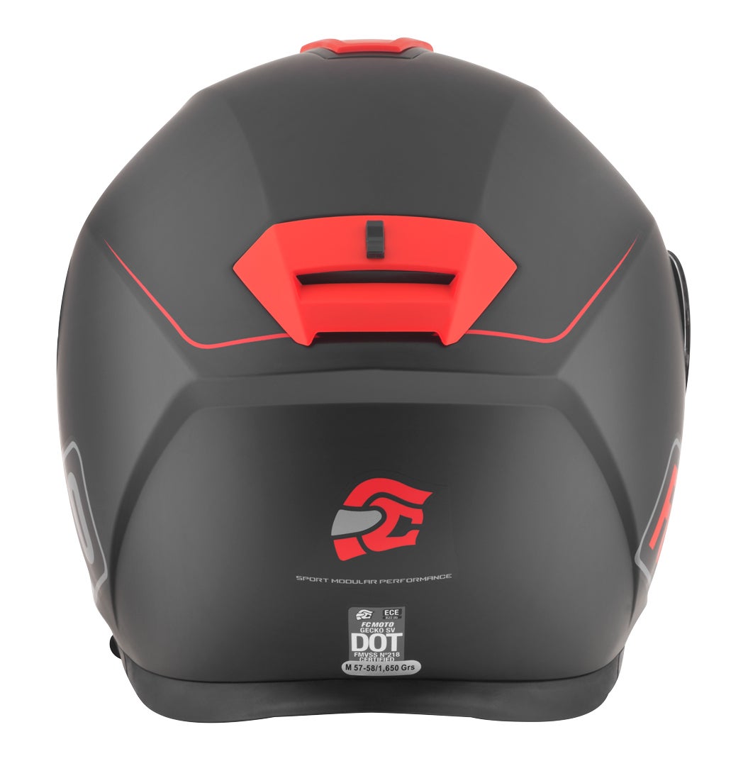 FC-Moto Novo Straight Casco nero/rosso XL (61/62) Figura 7