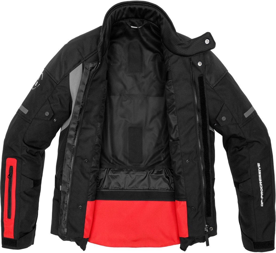 Spidi Traveller 3 H2Out Motorcycle Textile Jacket black/red XL Figure 4