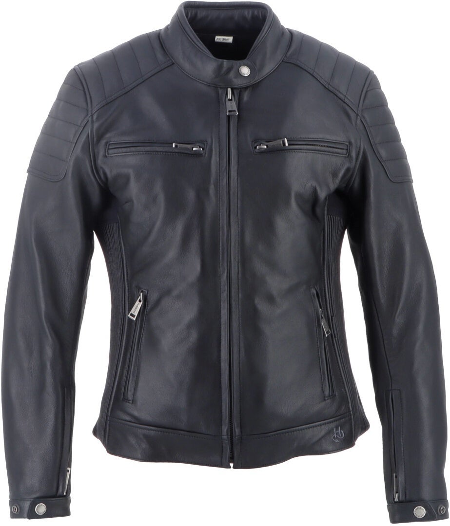 Helstons Jody Damen Motorrad Lederjacke schwarz 3XL Abbildung 1