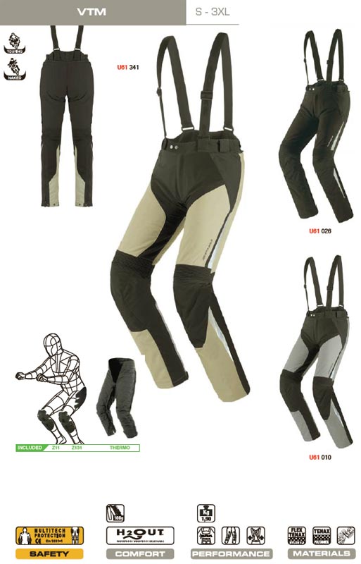 Spidi VTM Calças de moto têxtil preto M Figura 9