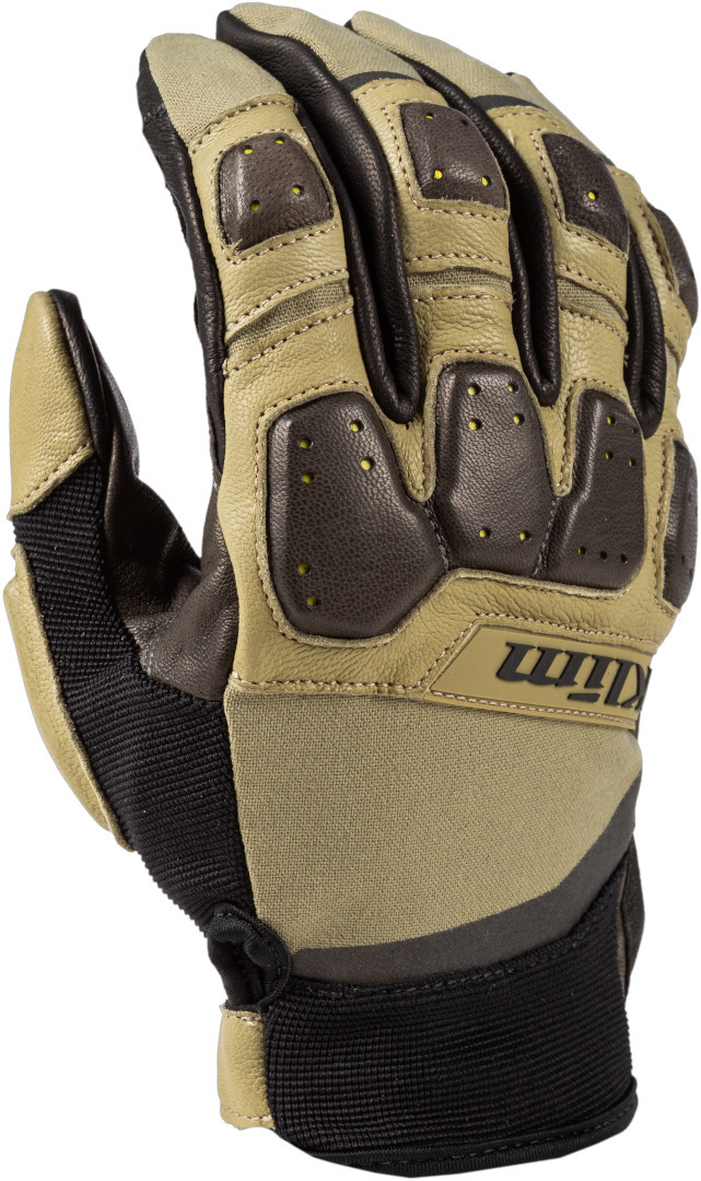Klim Dakar Pro Motorcykel Handsker Sort/sand M Figur 1