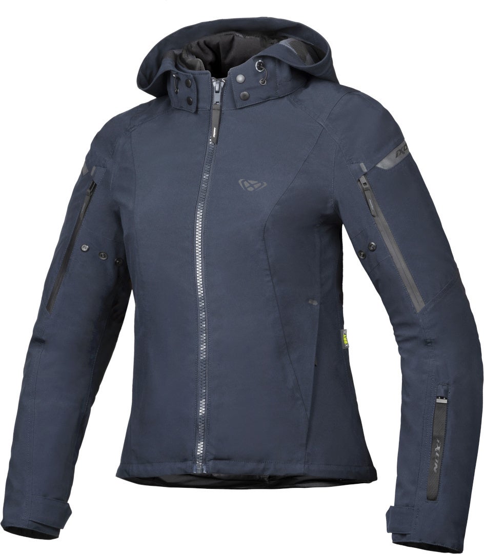 Ixon Burning Ladies Motorcycle Textile Jacket navy blue XXL Figure 1