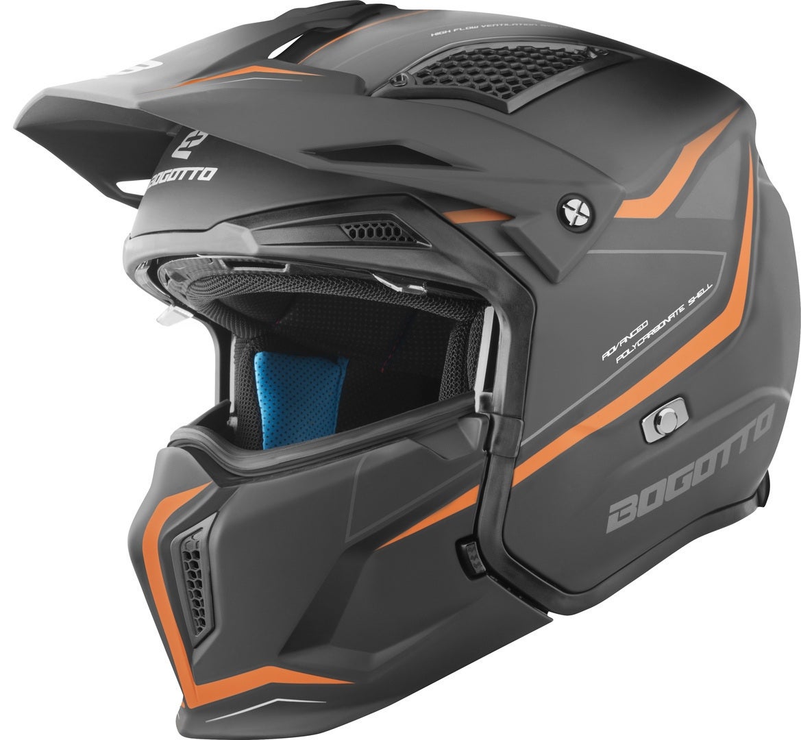 Bogotto Radic WN-ST 22.06 Hjelm orange/sort M Figur 11