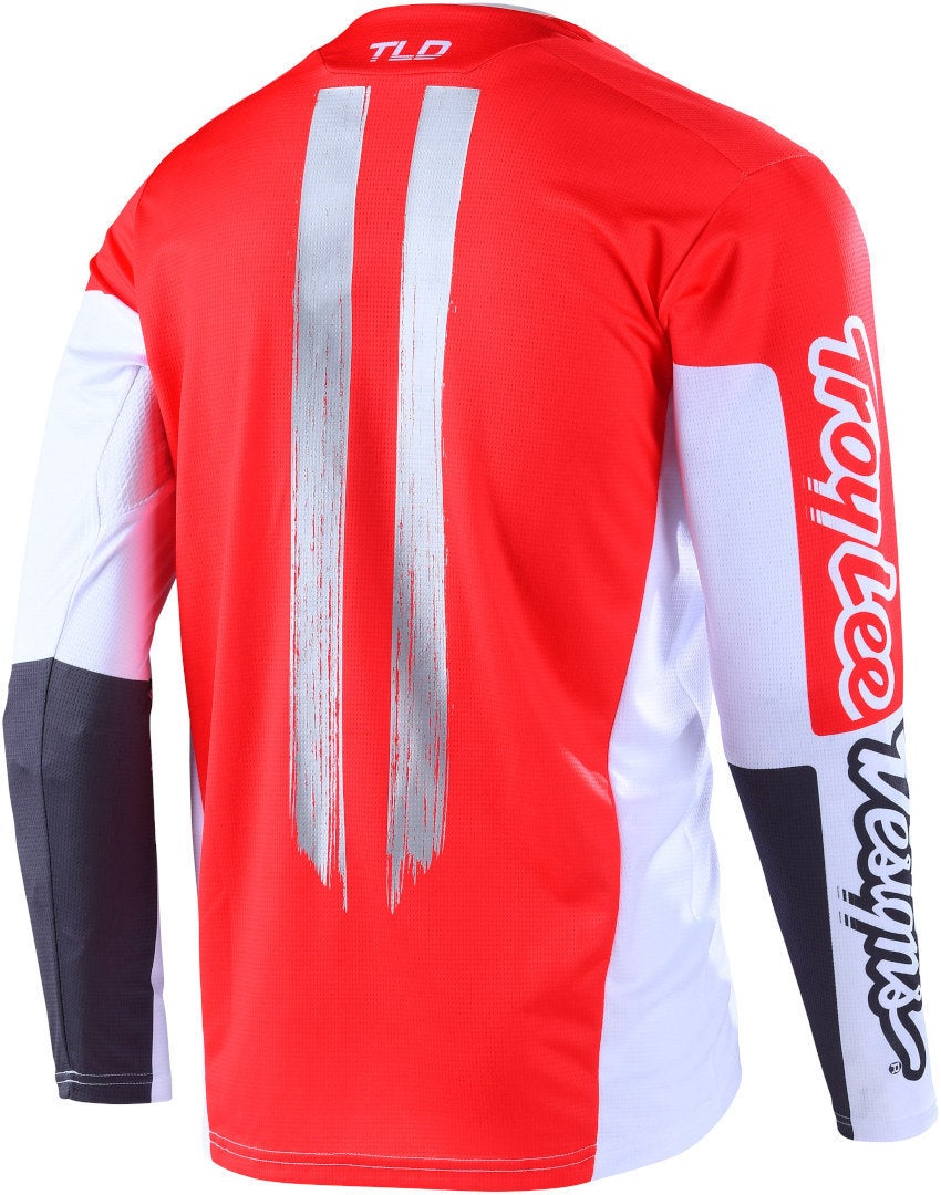 Troy Lee Designs Sprint Marker Jeugd Fiets Jersey rood/wit L Figuur 2