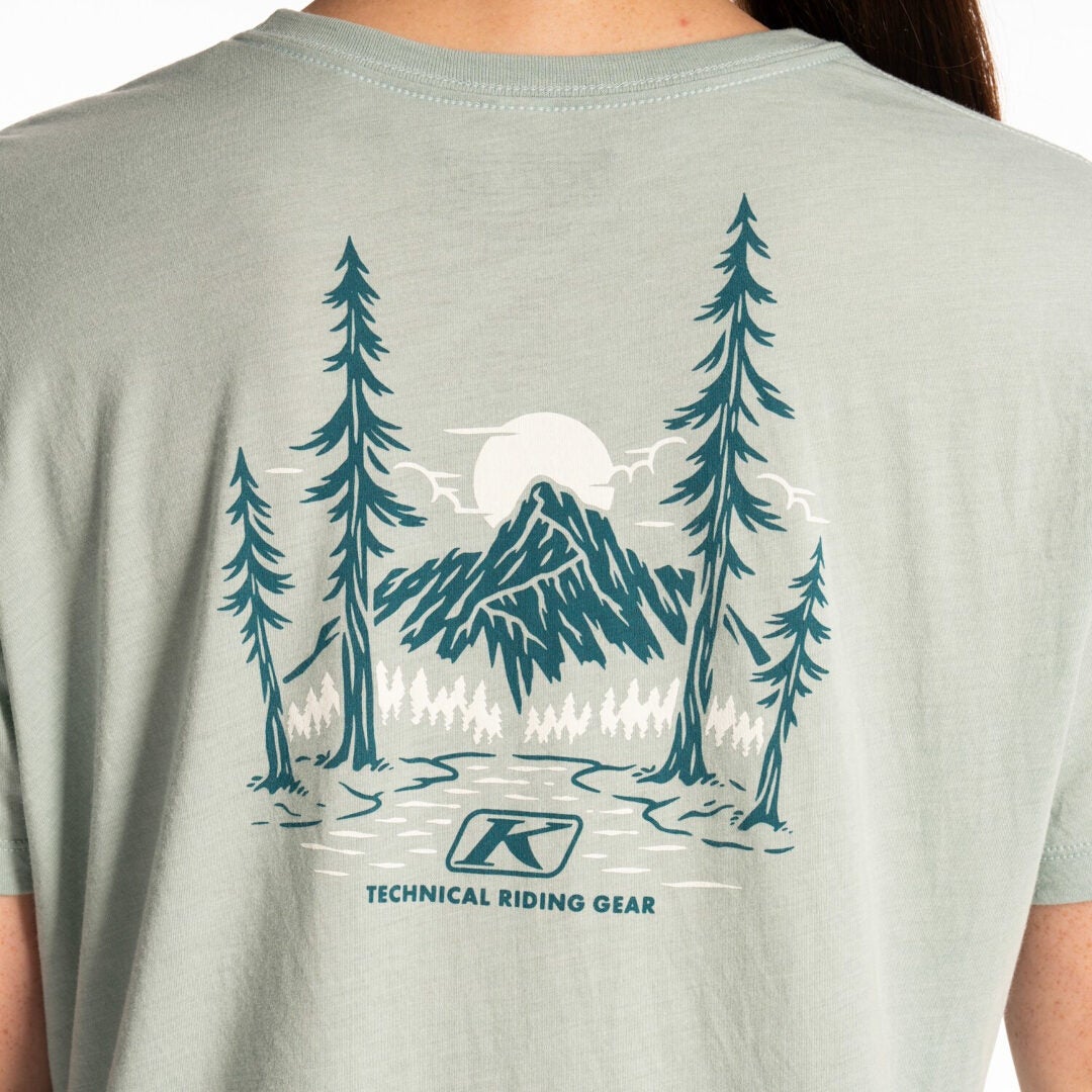 Side view of Klim Canyon Tri-Blend Ladies T-Shirt