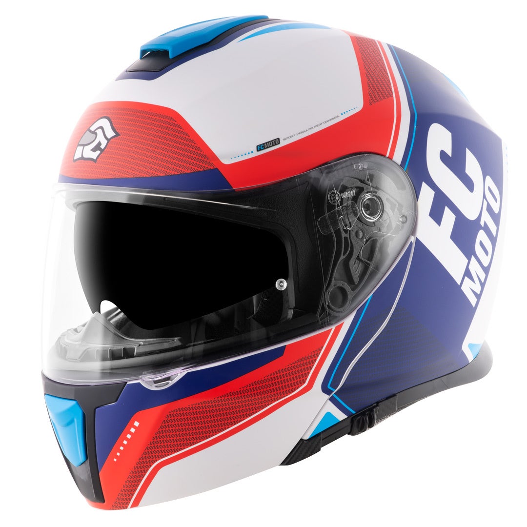 FC-Moto Novo Circuit Helmet blue/red/white XXL (63/64) Figure 3