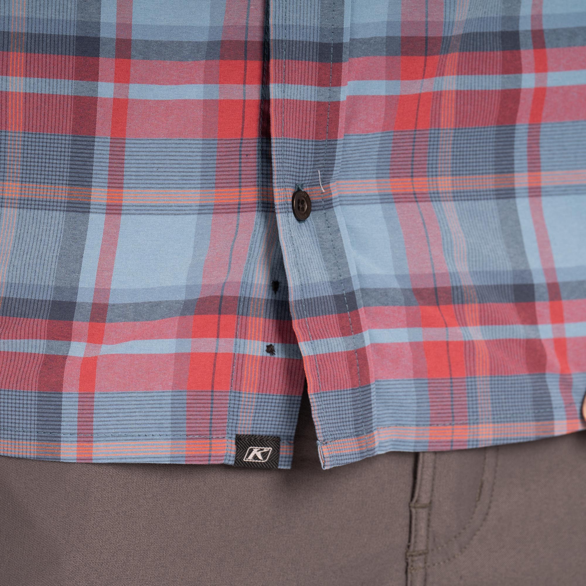 Klim Pantoll Stretch Camicia blu/rosso L Figura 4