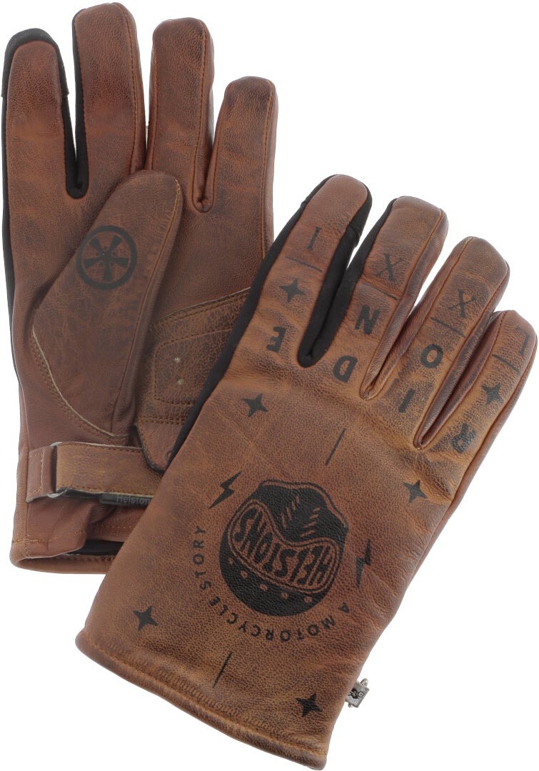 Helstons Kustom Winter Motorradhandschuhe braun 13 Abbildung 2