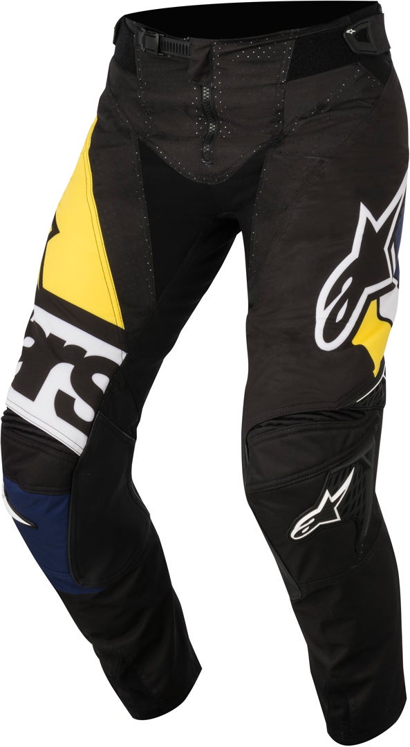 Alpinestars Techstar Factory 2018 Motocross bukser sort/gul 38 Figur 1
