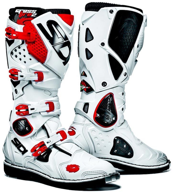 Sidi Crossfire 2 Motocross Boots white/red 48 Figure 1