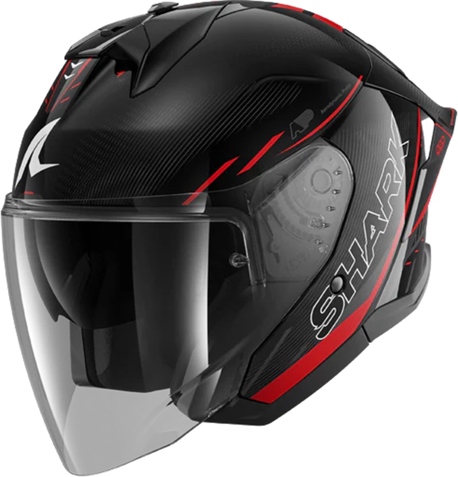 Shark Skwal Cup Speed-Tech Jethjelm Sort/rød/antracit XS (53/54) Figur 1