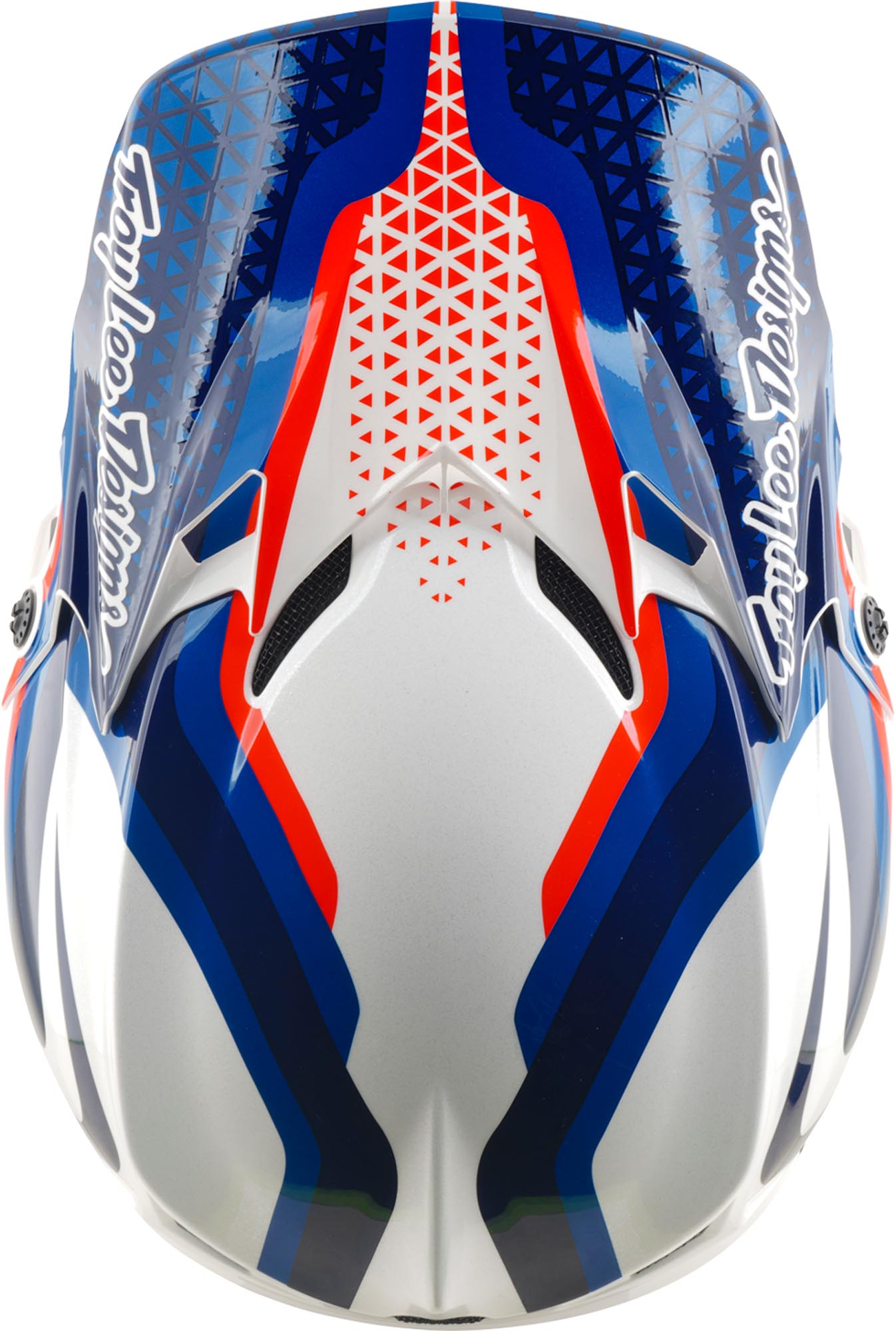Troy Lee Designs GP Pro MIPS Slides Motocross čelada belo/modro L (58/59) Slika 8