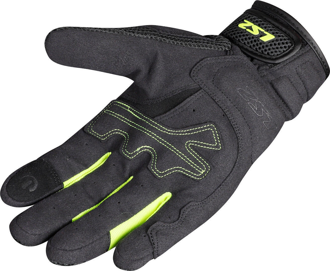 LS2 Kubra Motorcykel handsker antracit/neongul 2XL Figur 2