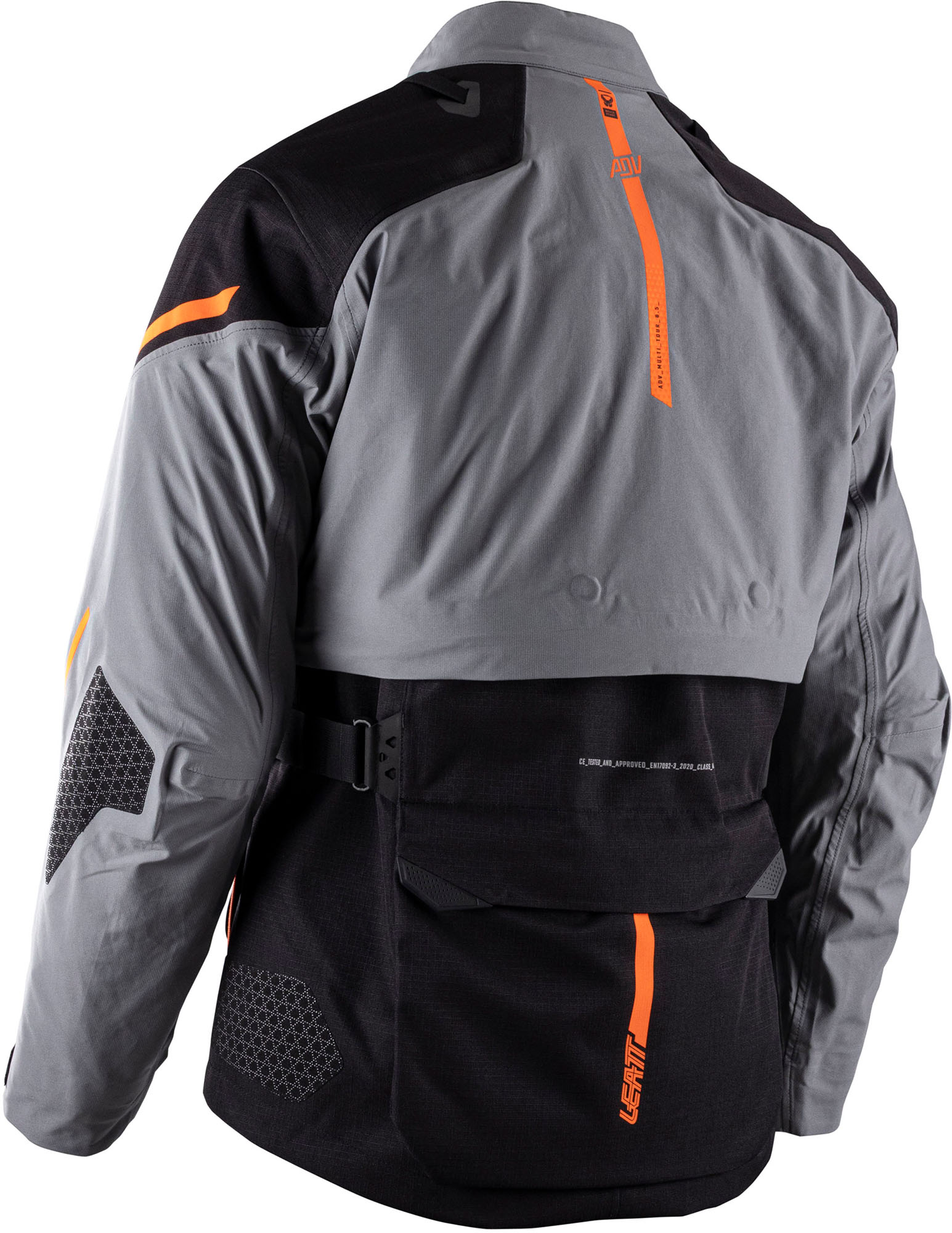 Leatt ADV Multitour 8.5 waterproof Textile Jacket grey/black/orange 2XL Figure 4