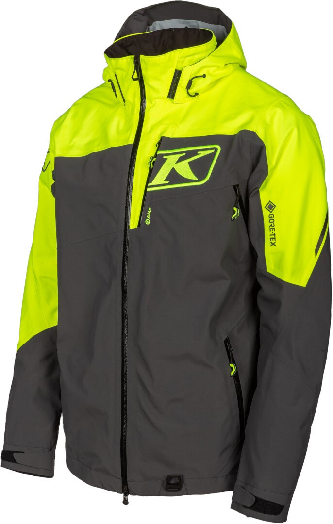 Klim Storm 2022 Sneeuwscooter Jas donkergrijs/zwart/neongeel XL Figuur 1