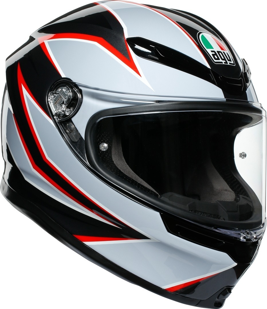 AGV K-6 Flash Helm schwarz matt/grau MS (57/58) Abbildung 1