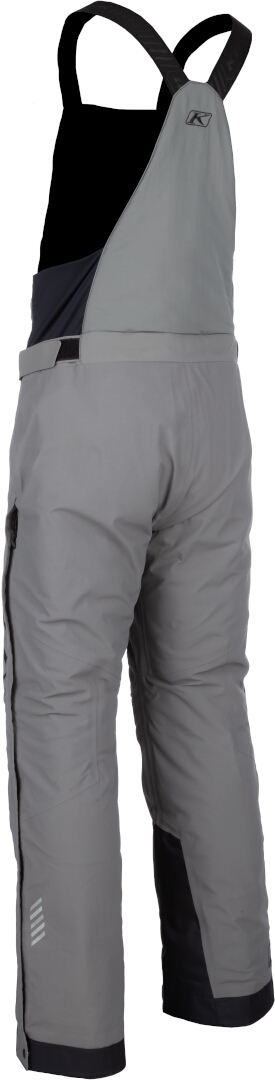 Klim Keweenaw 2025 waterproof Snowmobile Bib Pants light grey/black XXL Figure 2