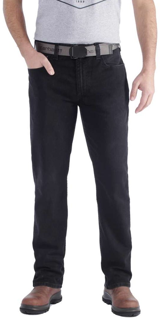 Carhartt Rugged Flex Relaxed Straight Jeans Sort 32 L32 Figur 1
