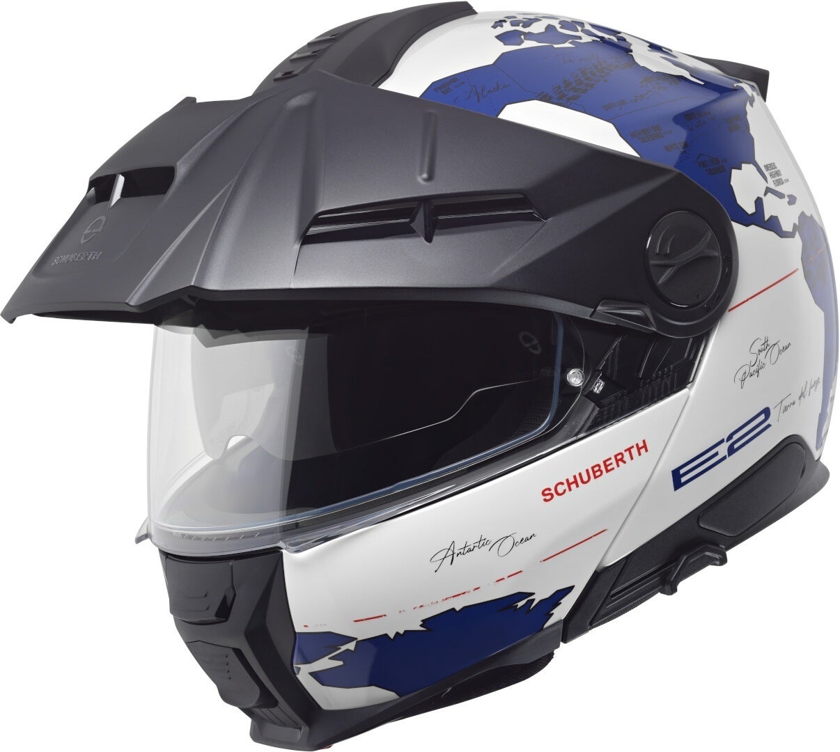 Schuberth E2 Atlas Helm weiß/blau L (59) Abbildung 1