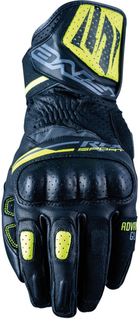 Five RFX Sport Gants de moto noir/jaune L Figure 1