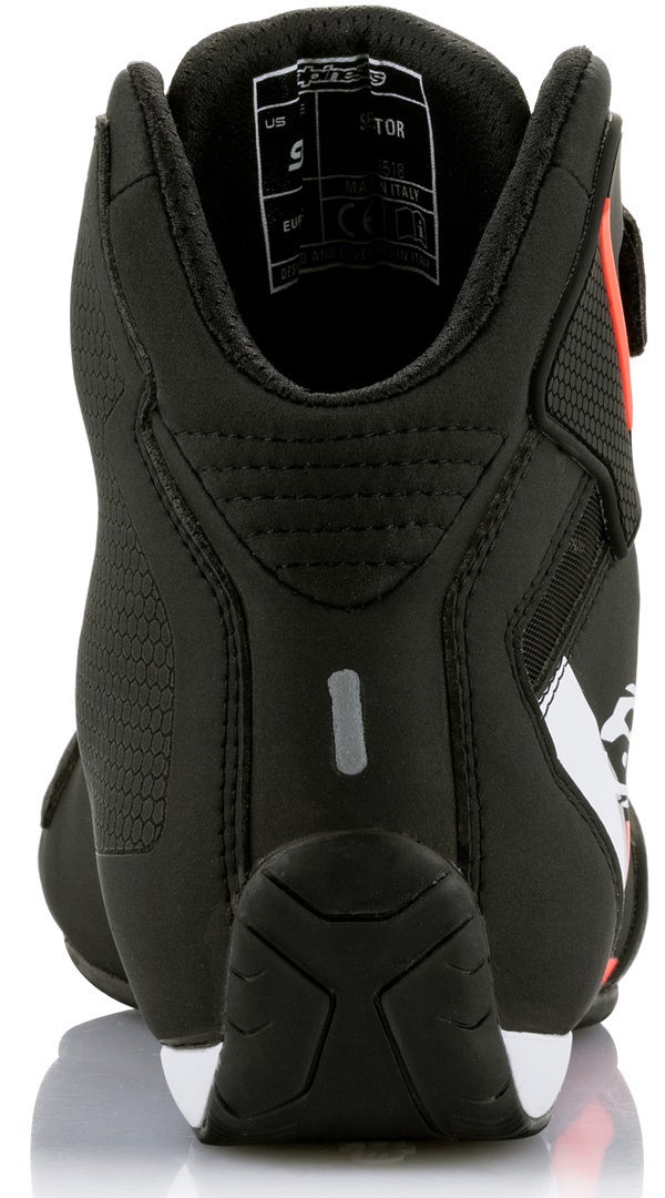 Alpinestars Sektor Motorcykel sko sort/hvid/rød 47 Figur 4