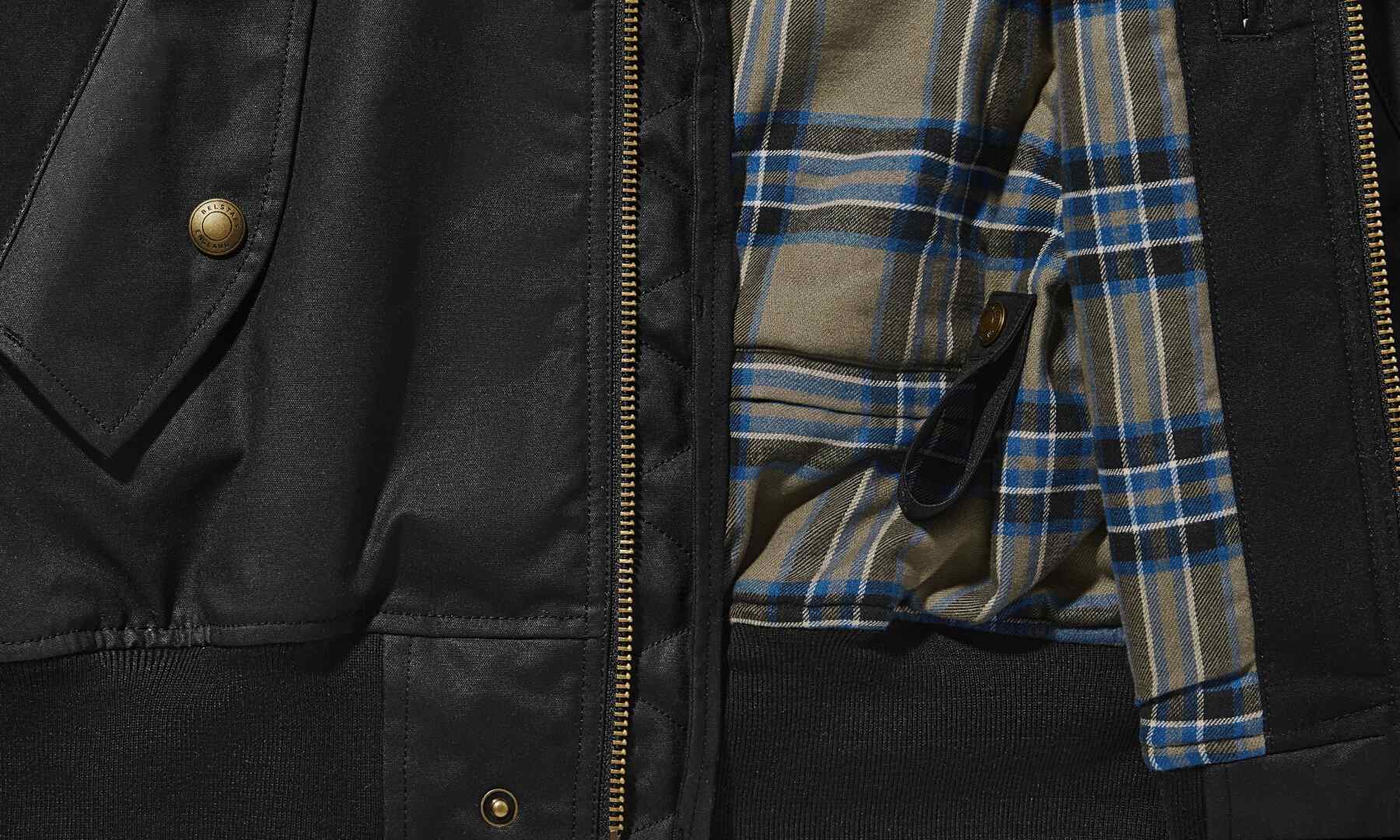 Belstaff Brecon Motorcycle Wax Jacket black M Figure 2