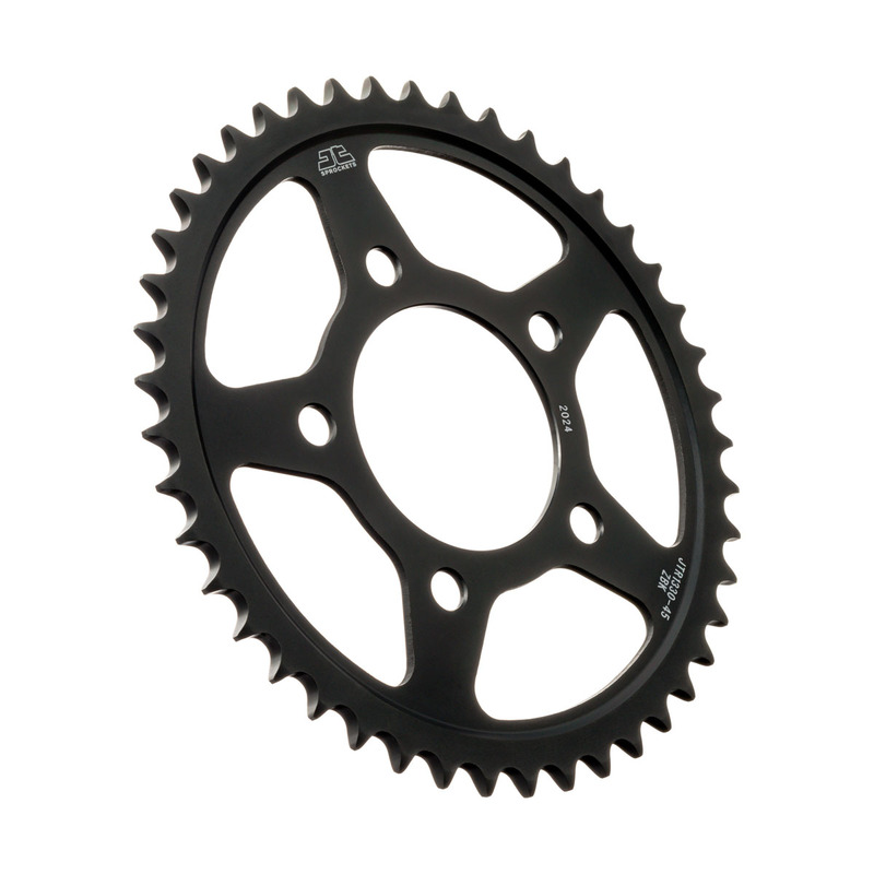 Side view of JT SPROCKETS Steel Standard Rear Sprocket - 520