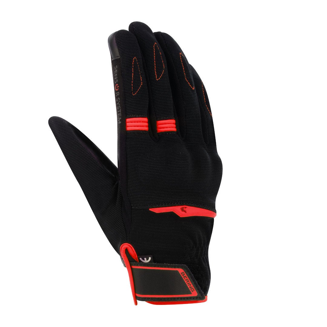 Bering Fletcher Evo Motorcykel handsker sort/rød XL Figur 1