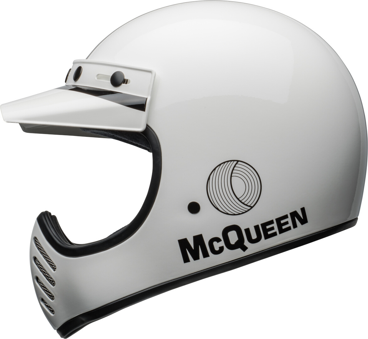 Bell Moto-3 Steve McQueen Motocross hjälm vit/svart S (55/56) Figur 7