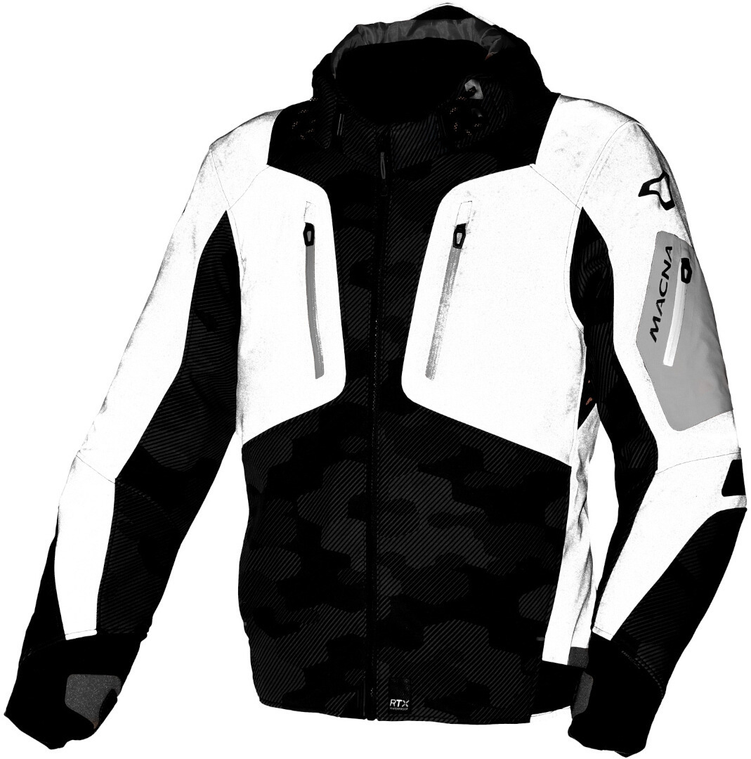 Macna Angle Camo waterproof Motorcycle Textile Jacket black/grey L Figure 3