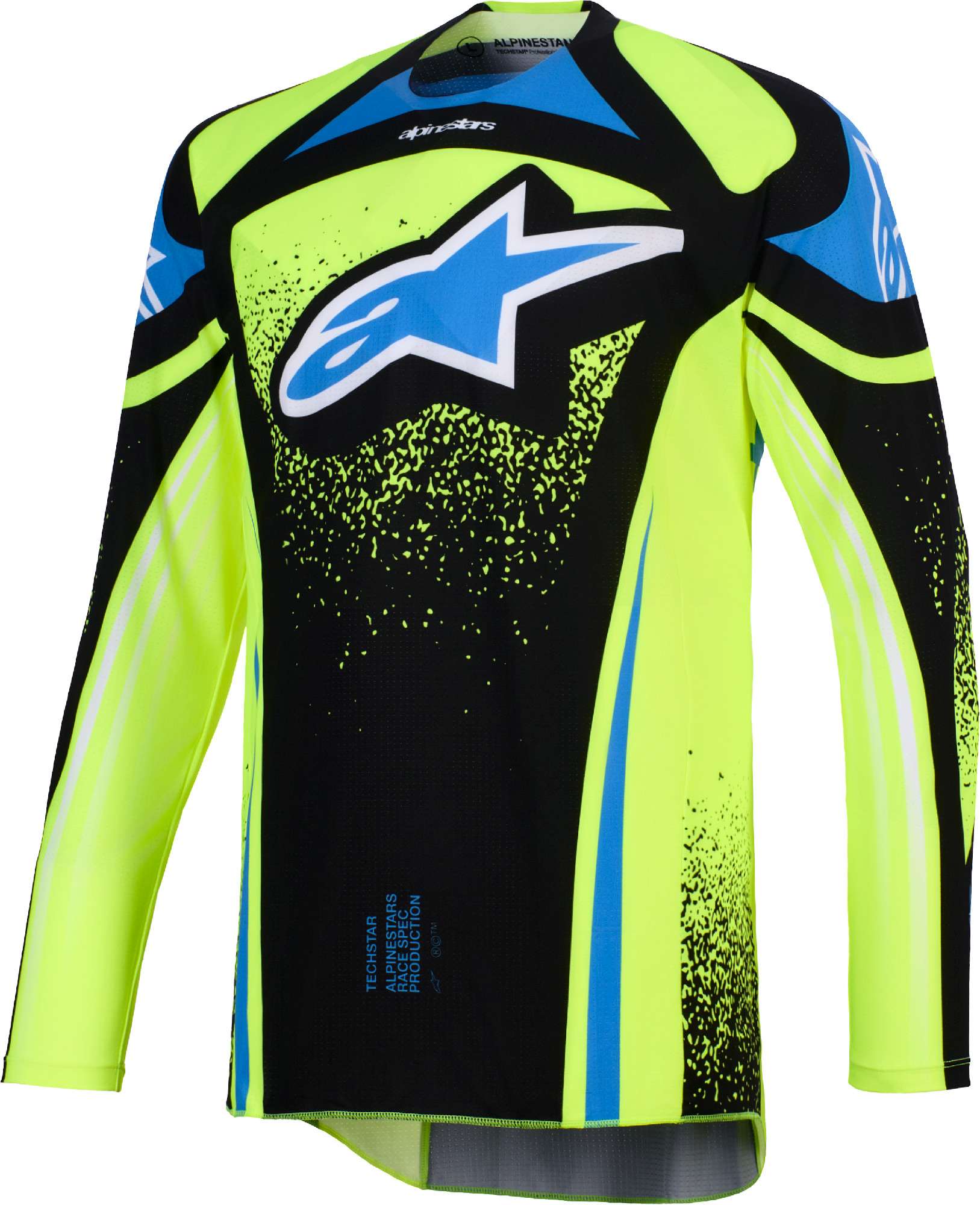 Alpinestars Techstar Nomur Motocross tröja blått L Figur 1