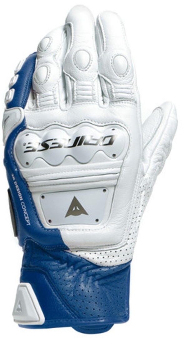 Dainese 4 Stroke 2 Motorcycle Gloves white/blue L Figure 1