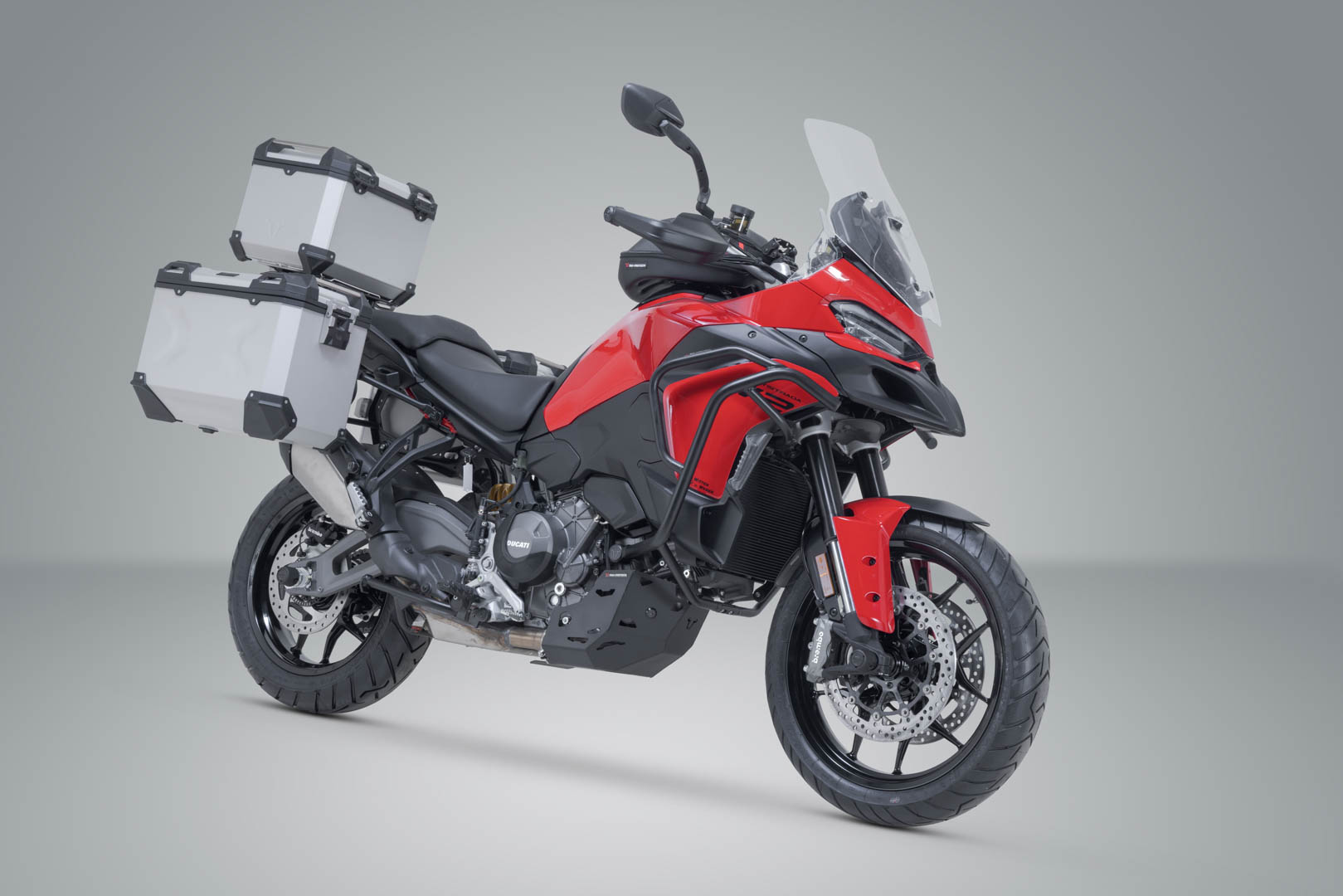 Setul de aventură SW-Motech TRAX ADV - Argint. Ducati Multistrada V2 / V2 S (24-). Figura 2