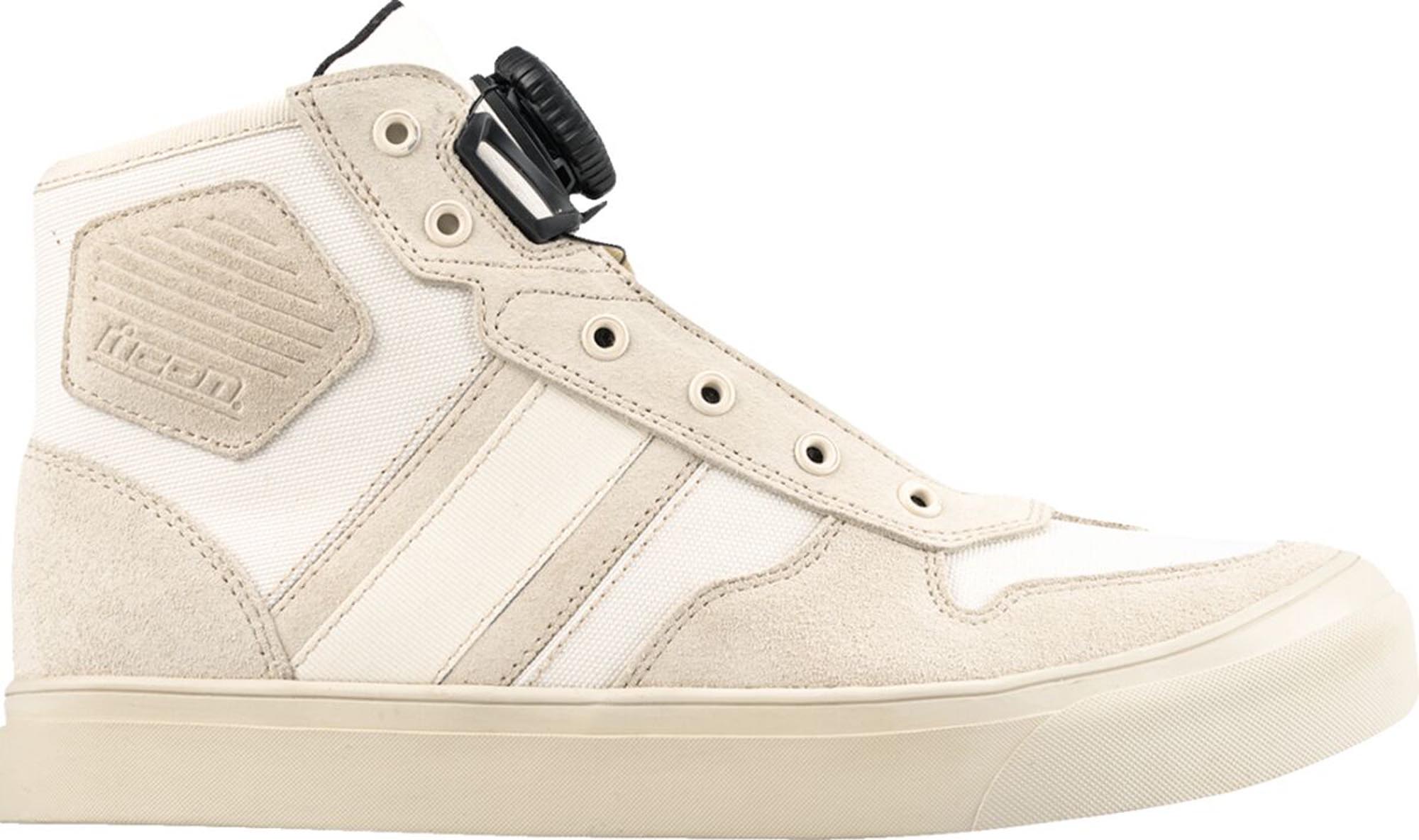 Icon Dog Days CE Chaussures moto Blanc/beige 44 Figure 1