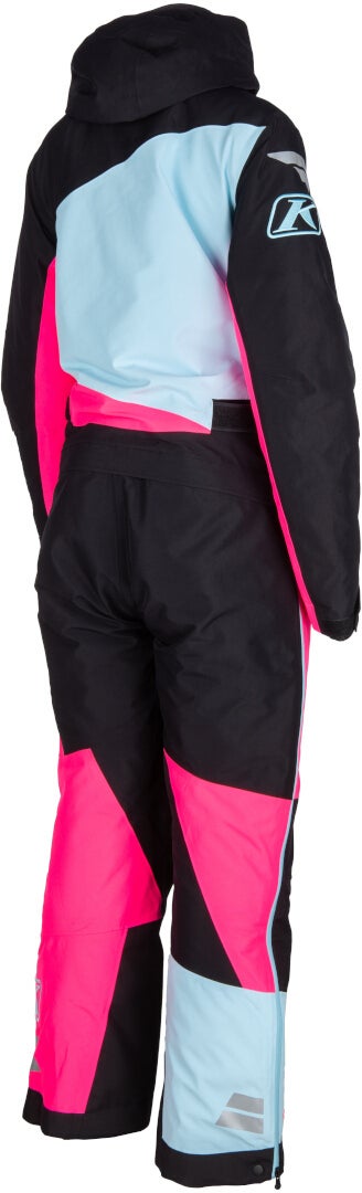 Klim Vailside Dame snescooterdragt i ét stykke sort/lyseblå/pink XL Figur 12