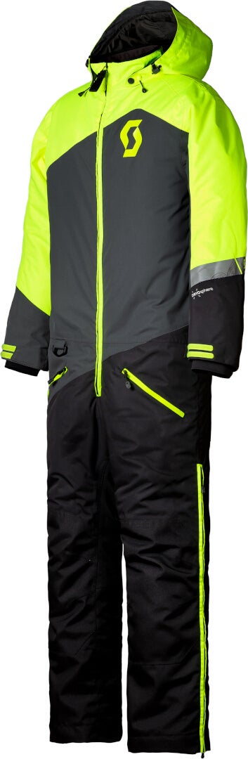 Scott DS Dryo Junior Eendelig jeugd sneeuwscooter pak grijs/neon geel S Figuur 2