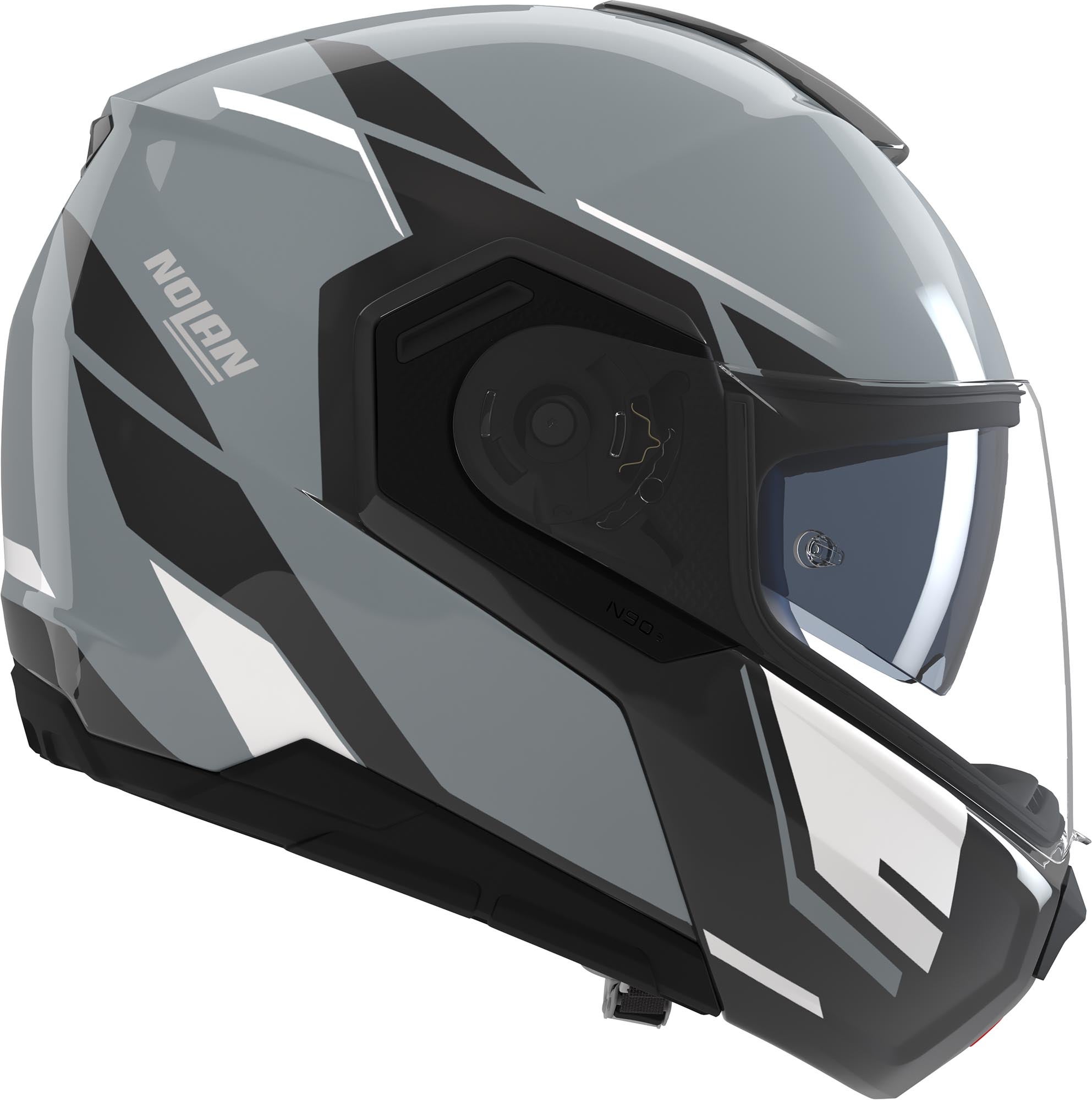 Nolan N90-3 06 Sincrono Hjelm sort/grå XS (55) Figur 6