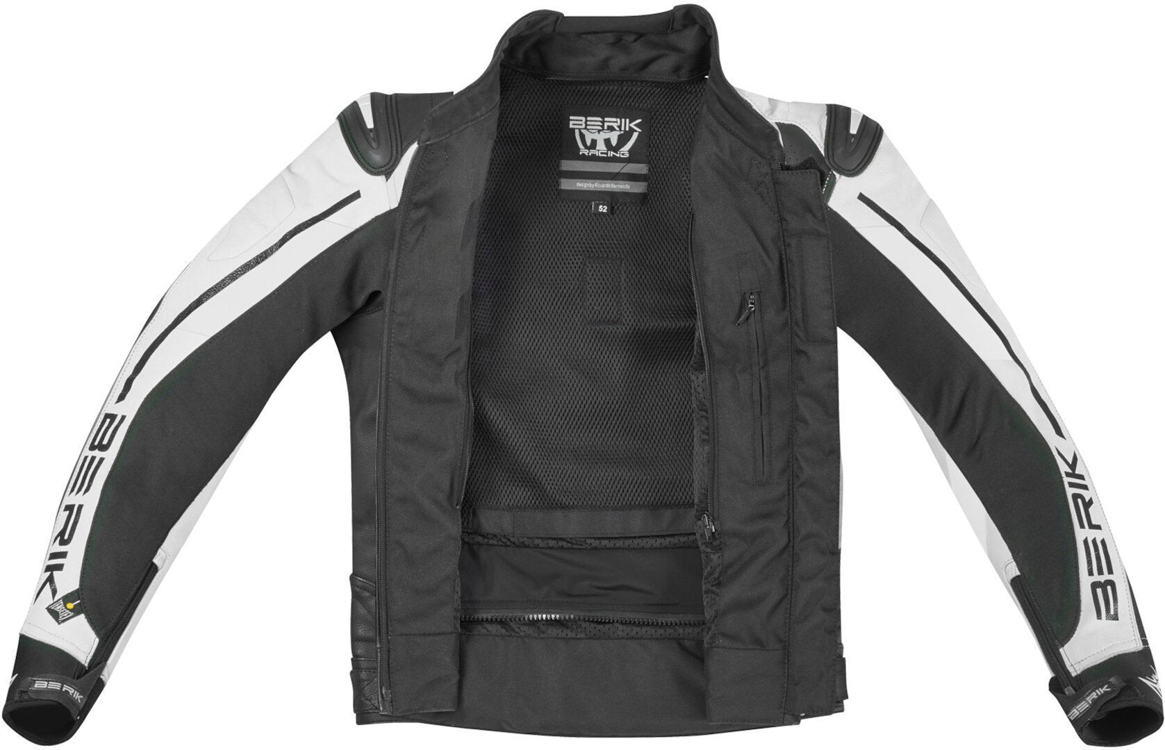 Berik VisionGP Motorrad Lederjacke schwarz/weiß 50 Abbildung 4