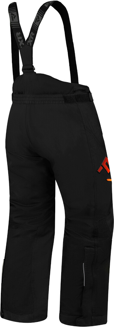 FXR Clutch 2023 Pantaloni pentru snowmobile pentru tineret negru/galben/roșu 10 Figura 2