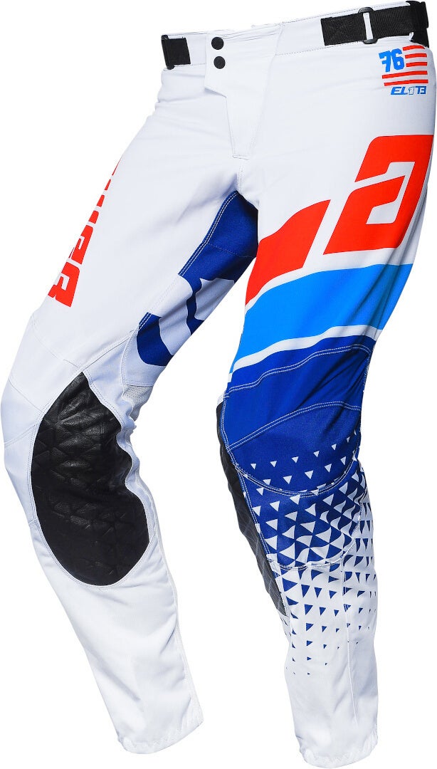 Answer Elite Korza Motocross Hose weiß/blau 34 Abbildung 1